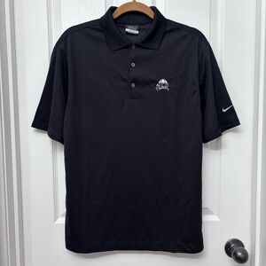 Black Dri-FIT Polo Shirt | Nike Golf Size S